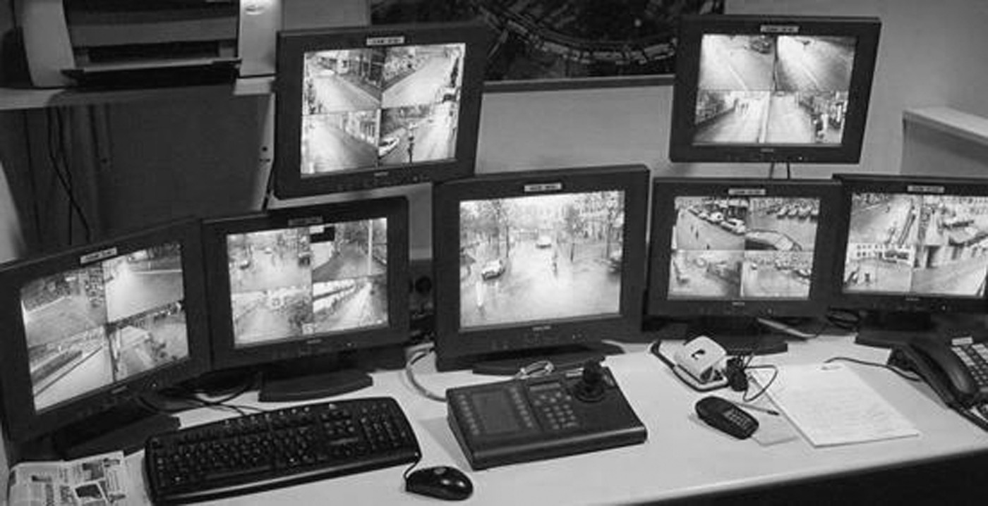 Figure 6-2: Surveillance monitors and camera control equipment.